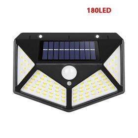 Bd003-180 Solar Wall Light Power 180 Leds Pir Motion Sensor Outdoor Security Lamp Garden