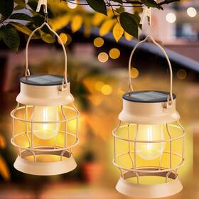 Lantern21 Solarbaby Lanterns Outdoor Metal Hanging Solar Lights Waterproof