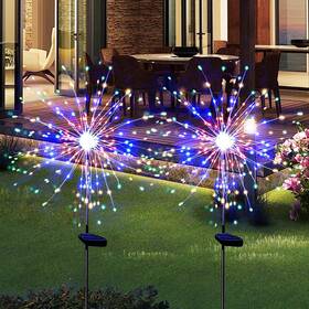 Solarera 445036835869 Solar Garden Lights For Outdoor Decor Waterproof 2 Pack Powered Firework