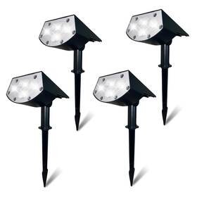 Tl-2016 Solisora Solar Lights Led Outdoor Garden Path Wall Yard Front Door Light 4pack Black