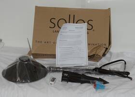 Psh075-tz-12 Sollos Psh075tz12 7.5 Inch Straight Hat Polycarbonate Lens Textured Bronze