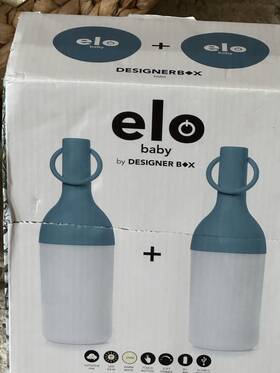 Sompex 029599107200 New Elo Baby 2 Designerbox Led In/out Light Portable Lamp Usb Blue