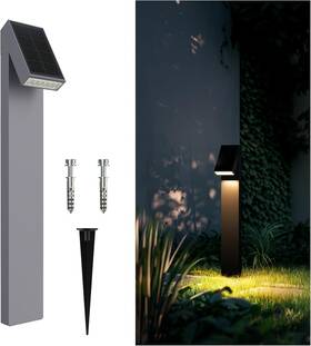 Sgl-15 Sottlot Solar Walkway Light Dimmable Metal Pathway Outdoor Ip65 Waterproof