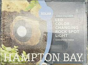 1001486697 Spot Light 1-light Integrated Led 3000k 30 Lumens Outdoor Solar Rock