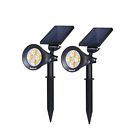 Spot-warm-2p Nekteck Solar Powered Garden Spotlight Outdoor Spot Light For Walkways