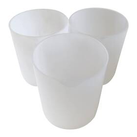 Spree 850031867161 Frosted Plastic Lens Globe For 3 Tier Metal Low Voltage Path White