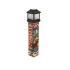 St557 Studio Black Solar Lantern Topper 843259101537