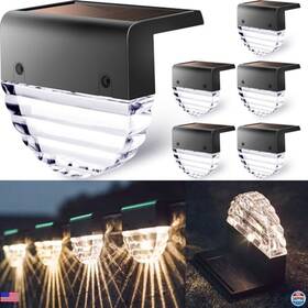 B07z7yl1bw Stanley Waterproof Solar Deck Lights - Led Fence For Stairs Yard Patio 6 Pack