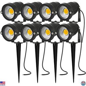 B082phvkby Stanley Low Voltage Led Landscape Spotlights 5w 12v 24v Waterproof Garden Lights 8 Pack