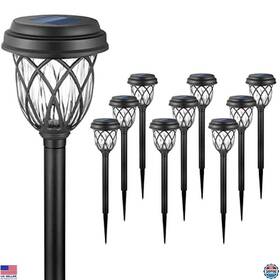B085lvdjqy Stanley 10 Pack Solar Powered Garden Pathway Lights For Outdoor Walkway And Driveway
