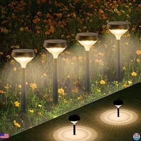 B09p8gwqhq Stanley Solar Pathway Lights 4 Pack Waterproof Warm White Outdoor Garden Walkway