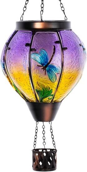 Dy49011505 Starsoul Birthday Christmas Gifts For Women Wife Mom Dragonfly Hot Air Balloon Solar Lan