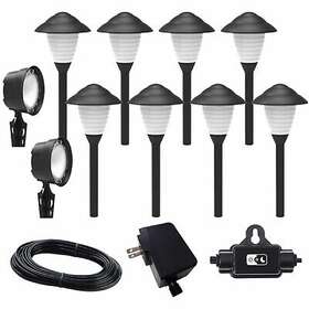 241408 Sterno Home Inc 10 Pc Led Path/spot Light