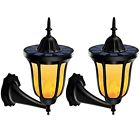 Stl24 Tomcare Solar Lights Flickering Flames Wall Led Outdoor 713924817318