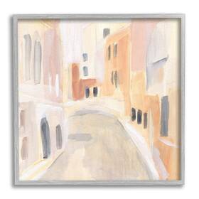 Stupell Industries 196216021950 Soft City Pathway Delicate Coastal European Buildings Designed By Annie Warr