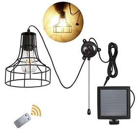 Suletake 738627321023 Inch Solar Ceiling Lightsolar Powered Shed Light With On Off Switch Hanging S