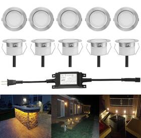 Sud3123 Sumaote Led Warm White Deck Lights 10pcs Kit Outdoor For Decoration Compatible