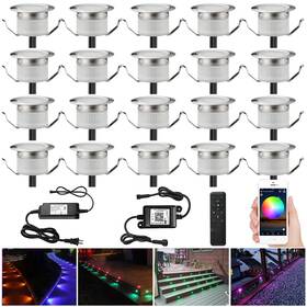 Sud3144wifi Sumaote Led Deck Lights Kit 20pcs 1.22 Wifi Wireless Smart Control Low Voltage Rece