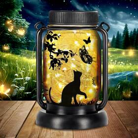 Sumd0001 Sumfox Outdoor Solar Lanterns Mason Jar Lights Fairy Lantern Decorative For Garde