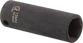 315md Sunex Tools 15mm Deep Impact Socket - 3/8-inch Drive Durable Tool Accessory
