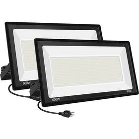 600w Sunkkes 683132209024 Led Flood Light 2pack Super Bright Daylight 5000k Ip66 Waterproof Securi