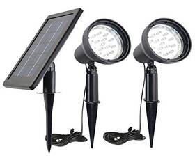 Slsp00 Sunlong Solar Powered Spot Lights Outdoor Waterproof 2 In 1 Bright Warm White