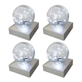 Sunnypark 414763393330 Solar Post Lights - Outdoor Cap Light For Fence Deck Or Patio Garden