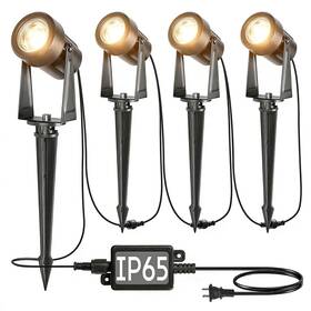 Sunthin Stlsww4pskp Outdoor Landscape Lighting 4 Pack Spot Lights With Transformer