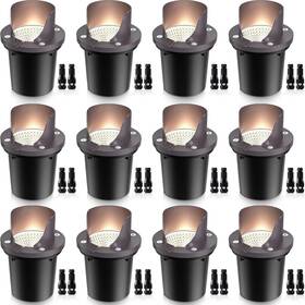 30s1426i8u Sunvie 12 Pack Low Voltage In Ground Well Lights