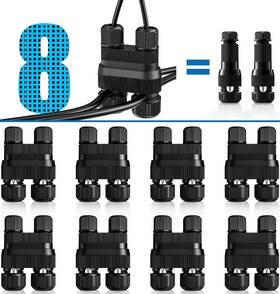 Sunvie 313055857841 Low Voltage Wire Connector Fastlock2 Landscape Lighting Connectors W