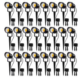 Ip65 Sunvie 445000959942 Low Voltage Landscape Lights 24 Pack 12w Led Warm White