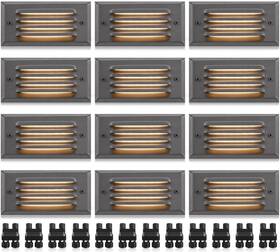 Sunvie 603977462880 Low Voltage Step Lights Outdoor 5w Led Stair With Horizontal Louver Fa