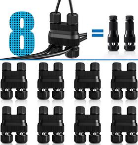 Sunvie 603977462958 Low Voltage Wire Connector Fastlock2 Landscape Lighting Connectors Water