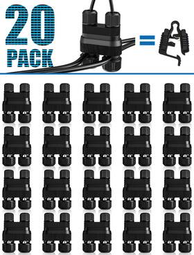 Sunvie 603977463085 Fastlock2 Low Voltage Wire Connector Landscape Lighting Connectors Waterproof