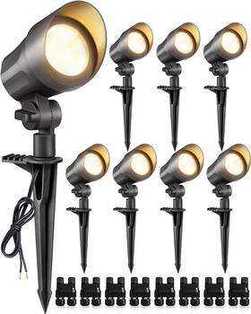Clws0608c Sunvie 6w Led Landscape Lights Low Voltage Lighting With Connectors Warm W