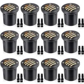 Mdwg-12-12c Sunvie 12w Low Voltage Landscape Lighting With Connectors 1200lm Ultra Bright