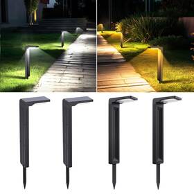 Sunvivolighting 614537180687 Sunvivo Solar Pathway Lights 2 Modes Cold White/warm White Bright Path
