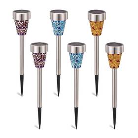 43397-38110 Sunwind Solar Lights Pathway Garden Led Stakes For Yard Patio Walkway Landscape