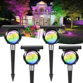 Sn00296 Sunyardlux Monocular Solar Spot Lights Outdoor Waterproof Rgb 3cct Tree Spotlight