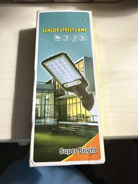 616-1 Super Bright Motion Sensor Street Lamp Solar Powered Outdoor Wall Light Security