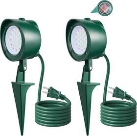 Gfl10b  Suraielec Dusk To Dawn Halloween Spotlight Outdoor Red And Green Decorative Led L