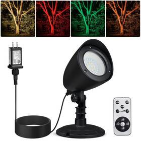Ugfl02a Suraielec Led Spotlight Remote Control Spot Lights Outdoor Indoor Plant Uplighting Wi
