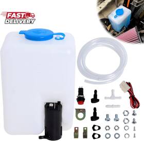 99300 Swess 313101092042 Car Windshield Washer Pump Universal Reservoir Kit Fluid T