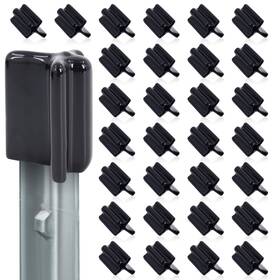 Tpc003 Swess 50 Pcs Safe T Post Caps Vinyl Topper Safety T-post Black