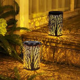 Syouhome 728683085625 Solar Lanterns Outdoor Waterproof 2 Pack Tree Led Hanging