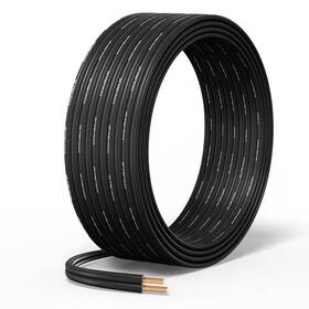 Syston Cable Technology 445037664659 50 Ft. Black 12/2 Stranded Bare Copper Direct Burial Low-voltage Landscape Light