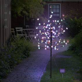 Iittree0845us Szminiled 5ft 104led Solar Lights Outdoor Cherry Blossoms Christmas Garden Light