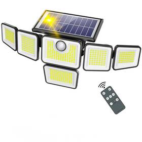 Szpower 974467450200 Solar Outdoor Lights 3000lm Flood With 401 Led 6 Heads Motion