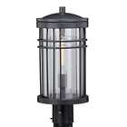 T0360 Vaxcel Lighting Wrightwood Outdoor Single Head Post Light 884656741452