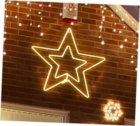 Zw9565751bjp10 Taizhou Yongheng Lighting Co. Ltd Large 22 Inch X21 360 Led Star Neon Motif Super-bright Warm White Leds Outdoor